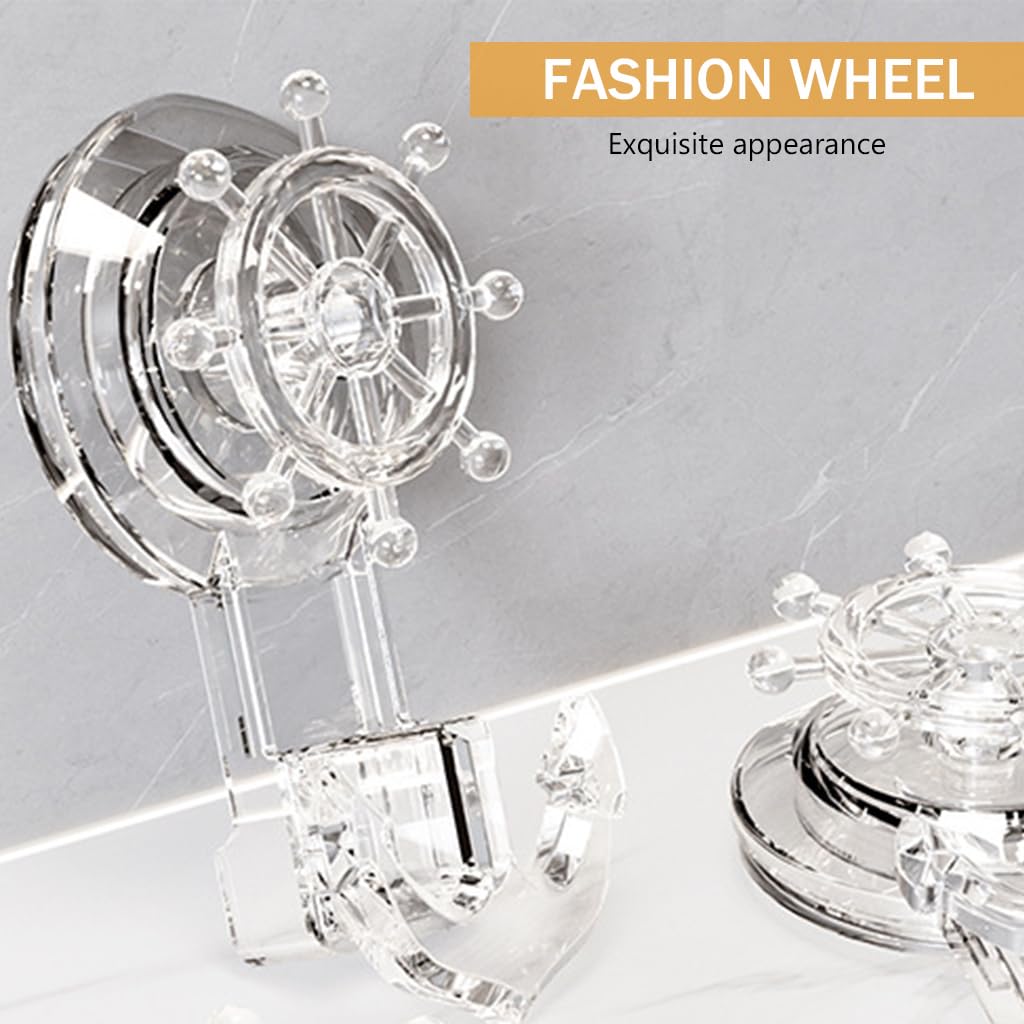 HASTHIP 2pcs Plastic Suction Cup Hooks, Sailing Sucker Hooks Rotatable Hat Coat Holder Towel Hanger Wreath Hangers for Shower Door Kitchen Bathroom Hanger Hooks HASTHIP 2pcs Plastic Suction Cup Hooks, Sailing Sucker Hooks Rotatable Hat Coat Holder Towel Hanger Wreath Hangers for Shower Door Kitchen Bathroom Hanger Hooks